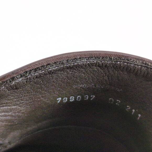 Cole Haan Men\'s 8 Brown Leather Classic Penny‎ Loafers Square Apron Toe Beefroll main image 4